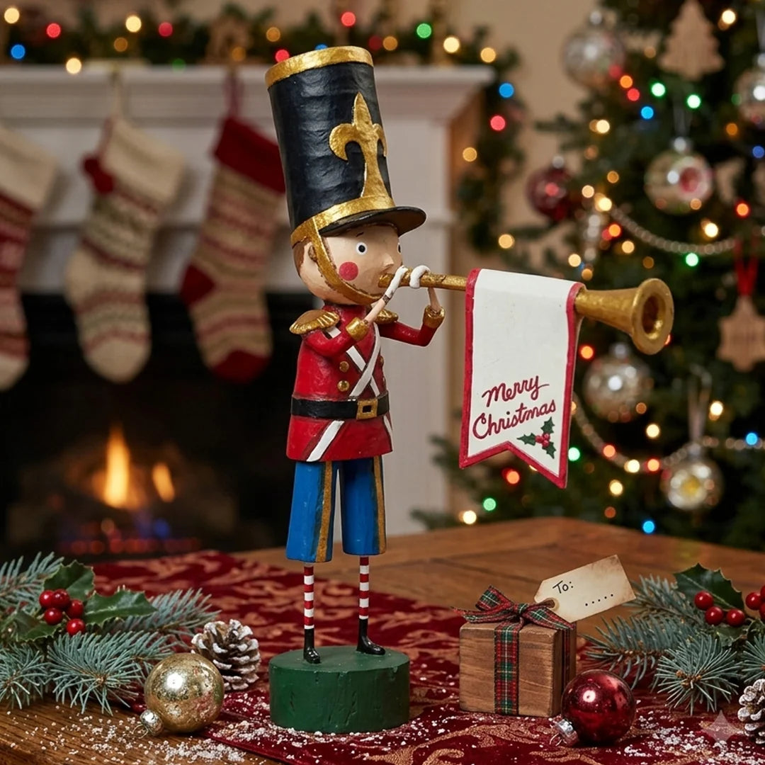 Announcing Christmas Figurine