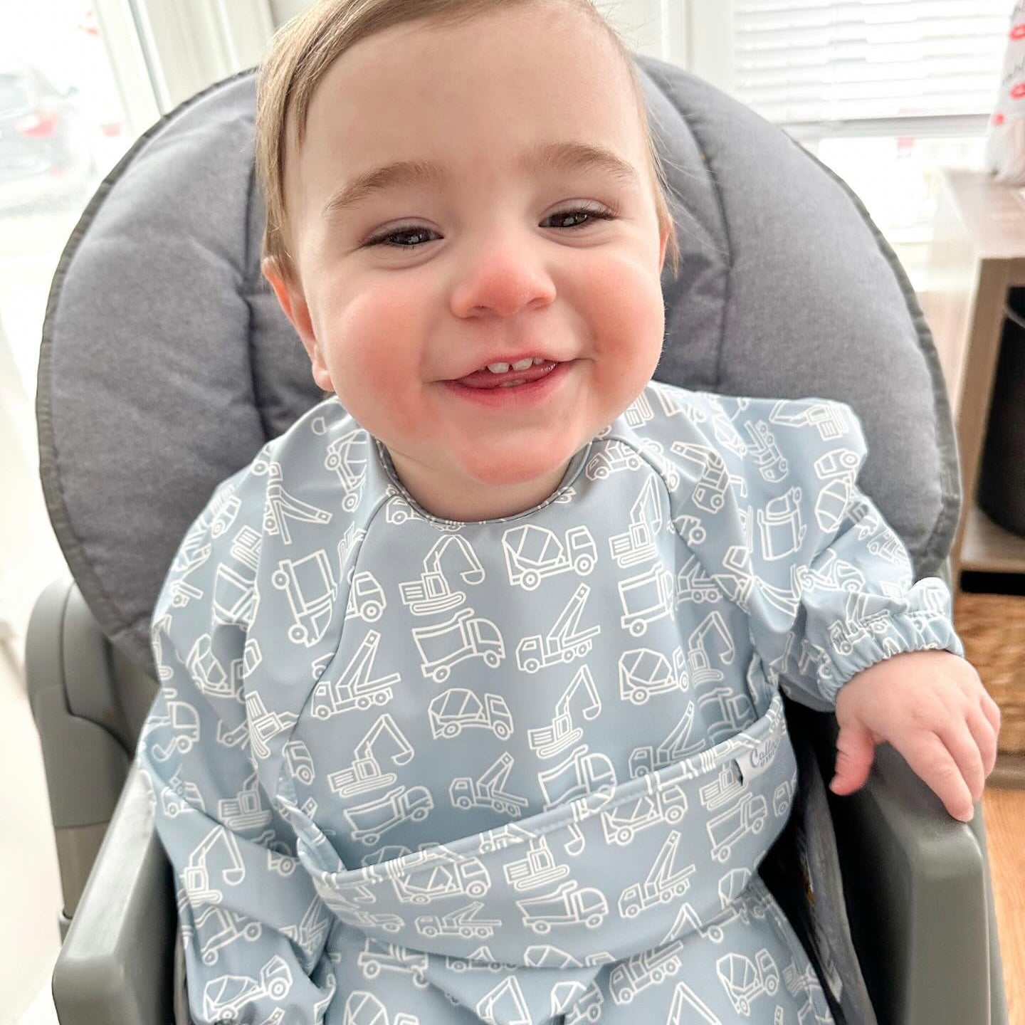 THE GRAYSON LONG SLEEVE BIB-CONSTRUCTION-CLOUD GRAY