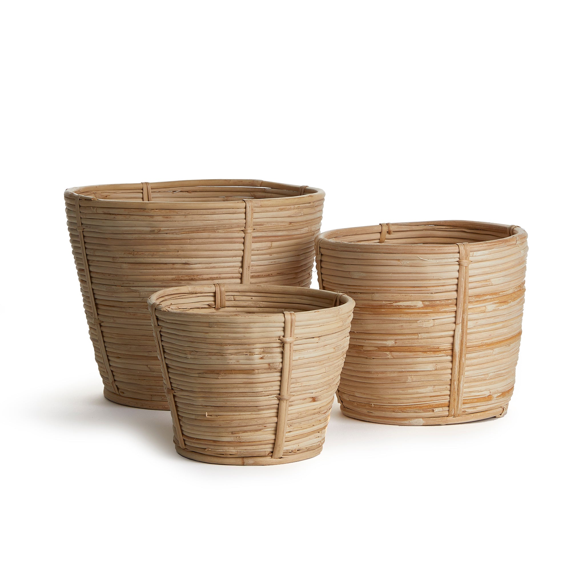 Cane Rattan Tapered Basket - sm