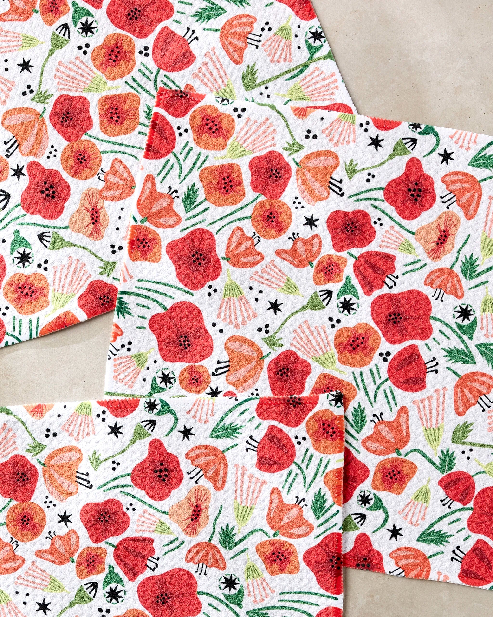 POPPY POWER DISHCLOTH SET