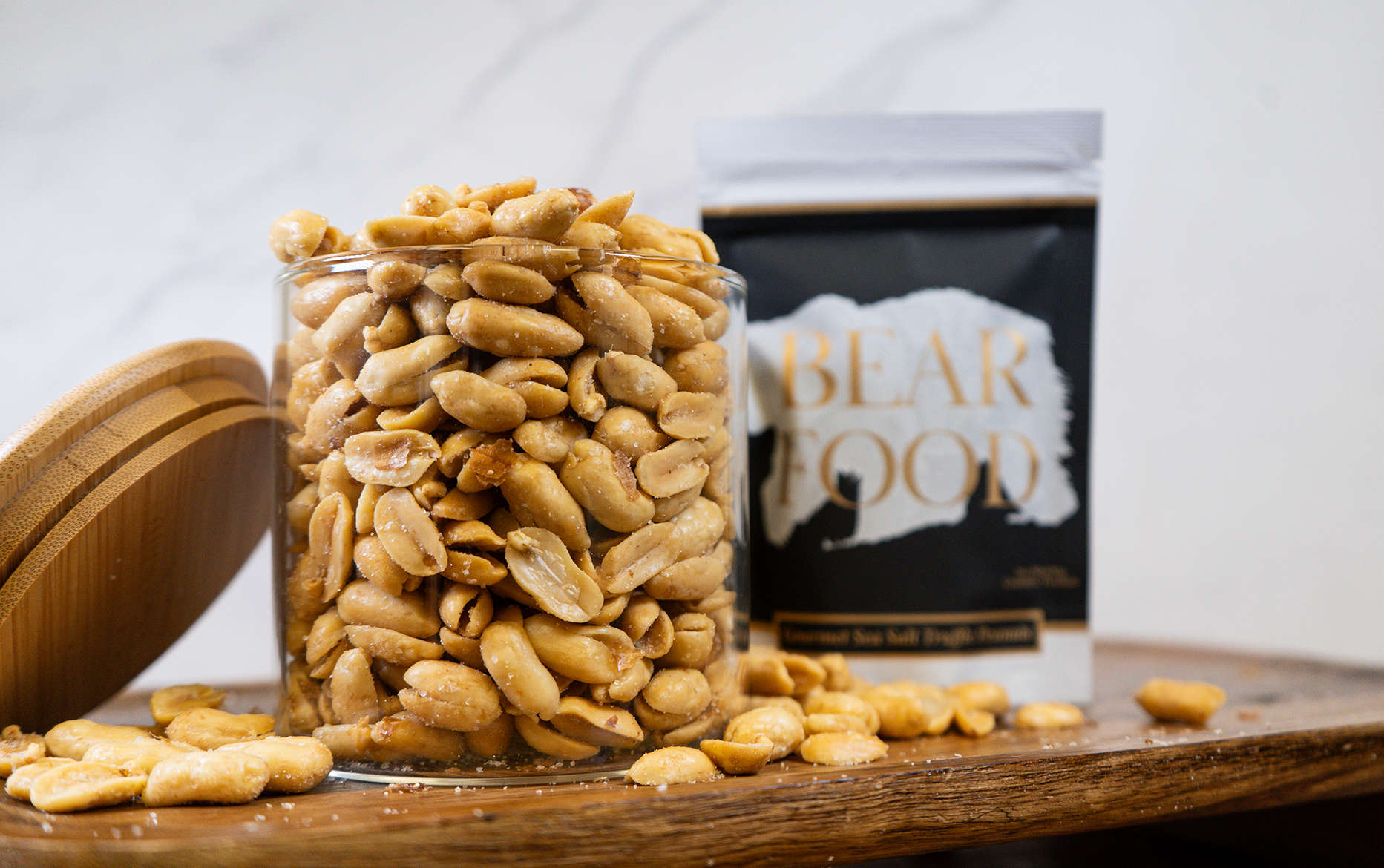 GOURMET SEA SALT TRUFFLE PEANUTS-2 OZ POUCH