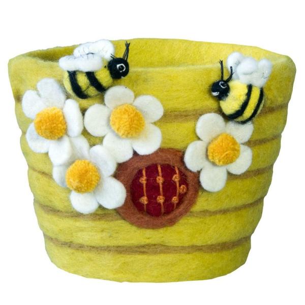 FELT POT; HONEY HOUSE