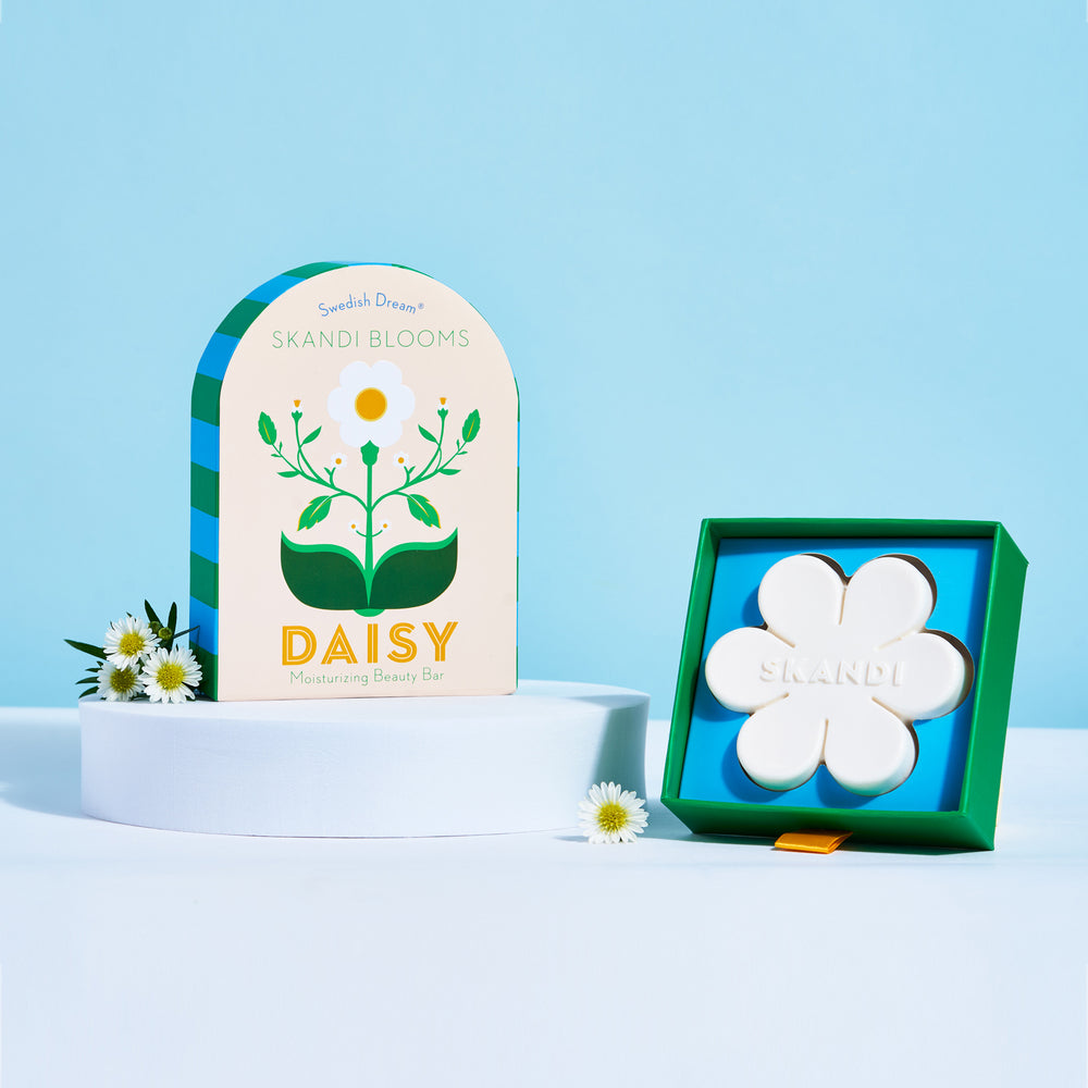 SKANDI DAISY SOAP-MOISTURIZING BEAUTY BAR
