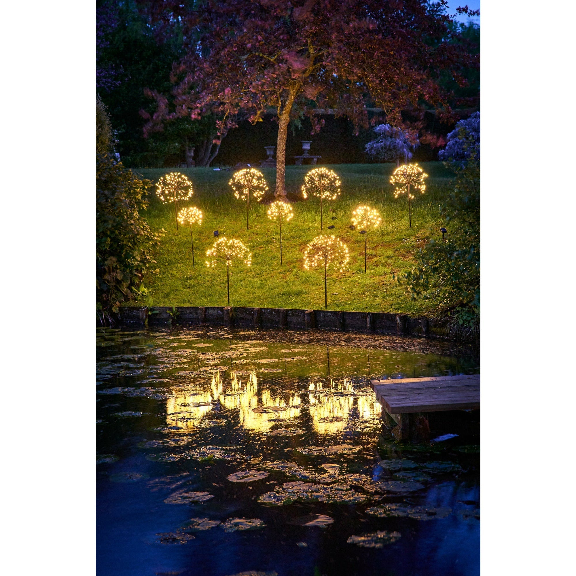 Solar Dandelion Light - Size: 120 LED
