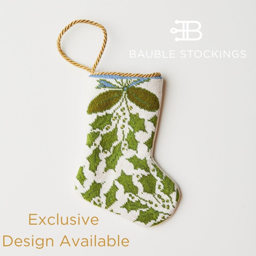 DECK THE HALLS BAUBLE STOCKING