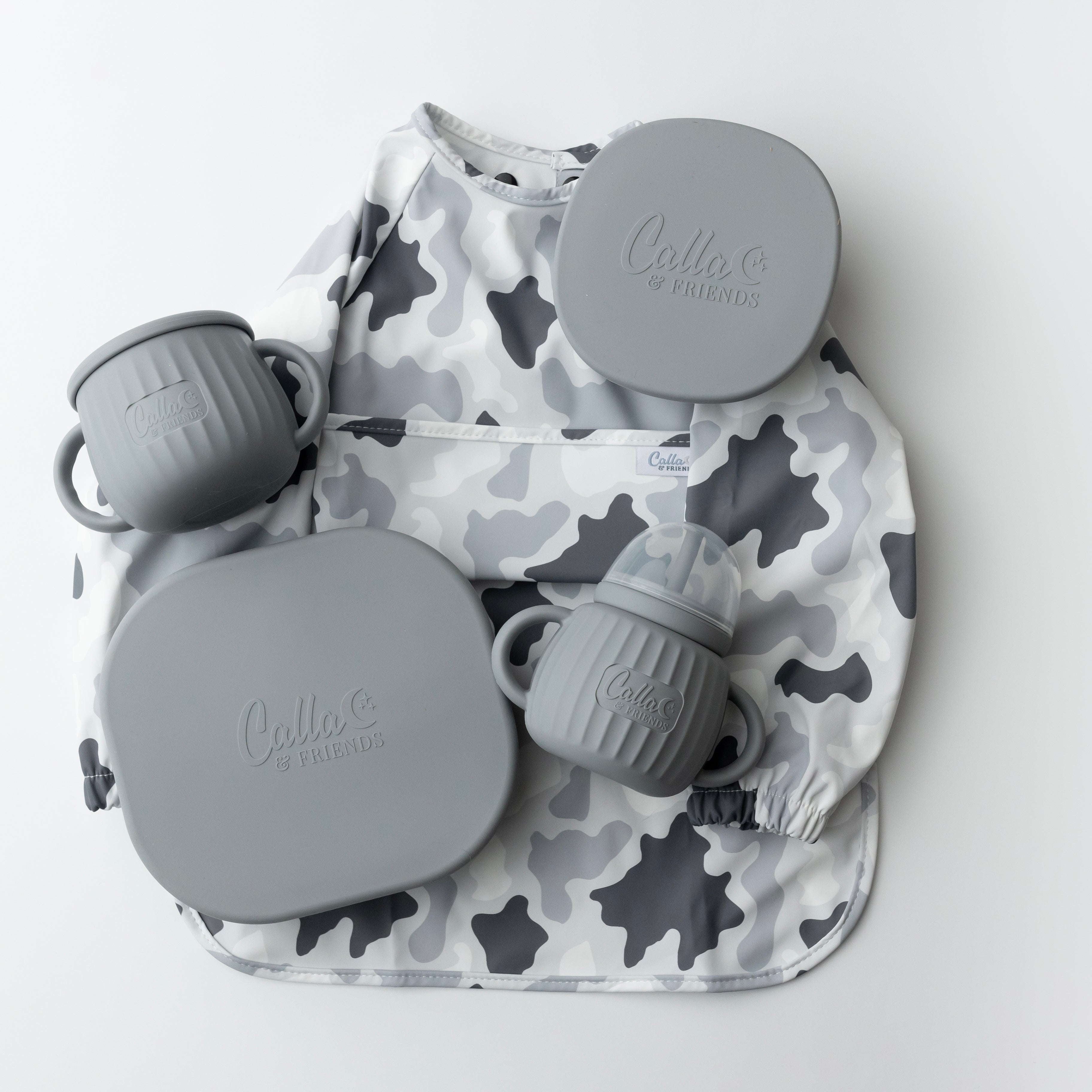 GRAYSON LONG SLEEVE BIB-CAMO-CLOUD GRAY