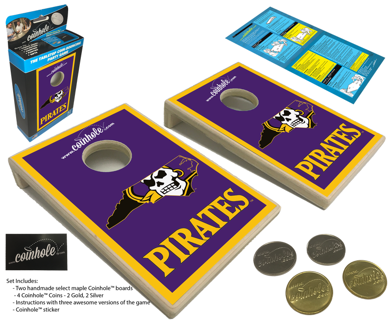 ECU Pirates Coinhole Game Set