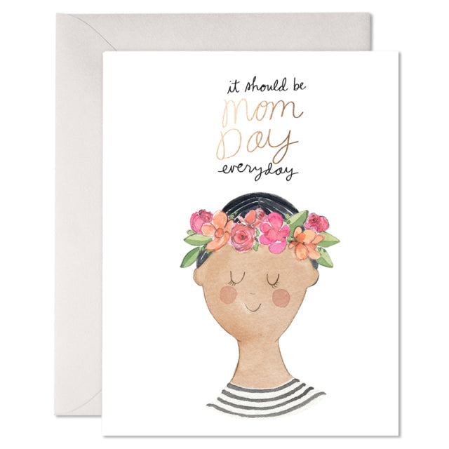 Flower Crown Mom Mother's Day Card