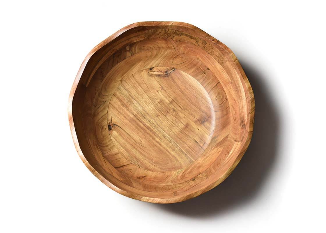 FUNDAMENTAL WOOD 21" RUFFLE BOWL