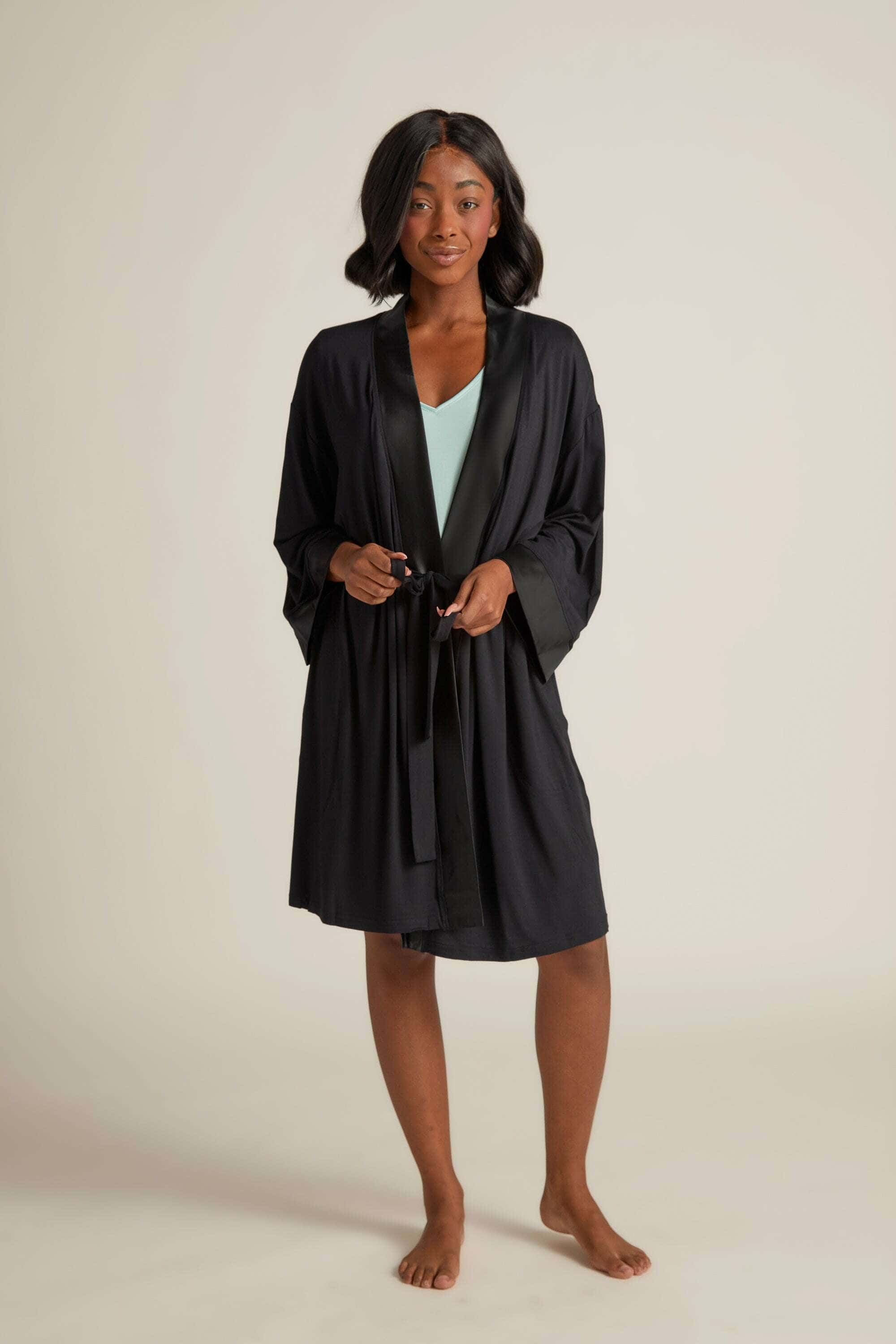 Kimono Robe: Earl Grey: S/M