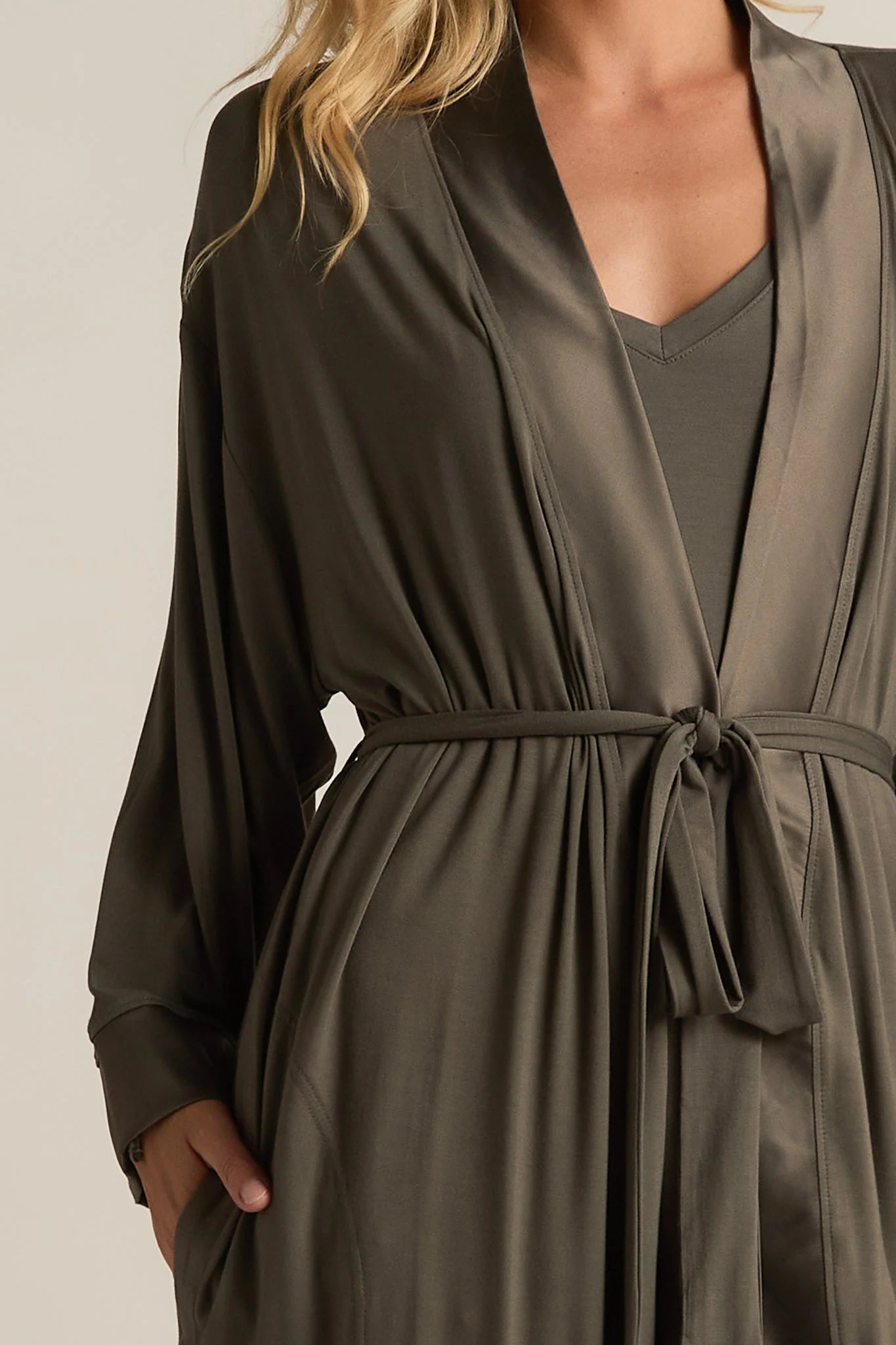 Kimono Robe: Earl Grey: S/M