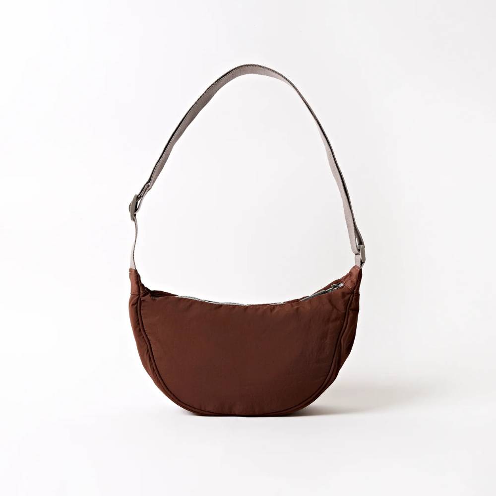 FARRINGDON HALF MOON BAG-CHOCOLATE