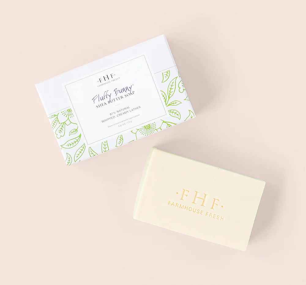FLUFFY BUNNY SHEA BUTTER SOAP BOXED