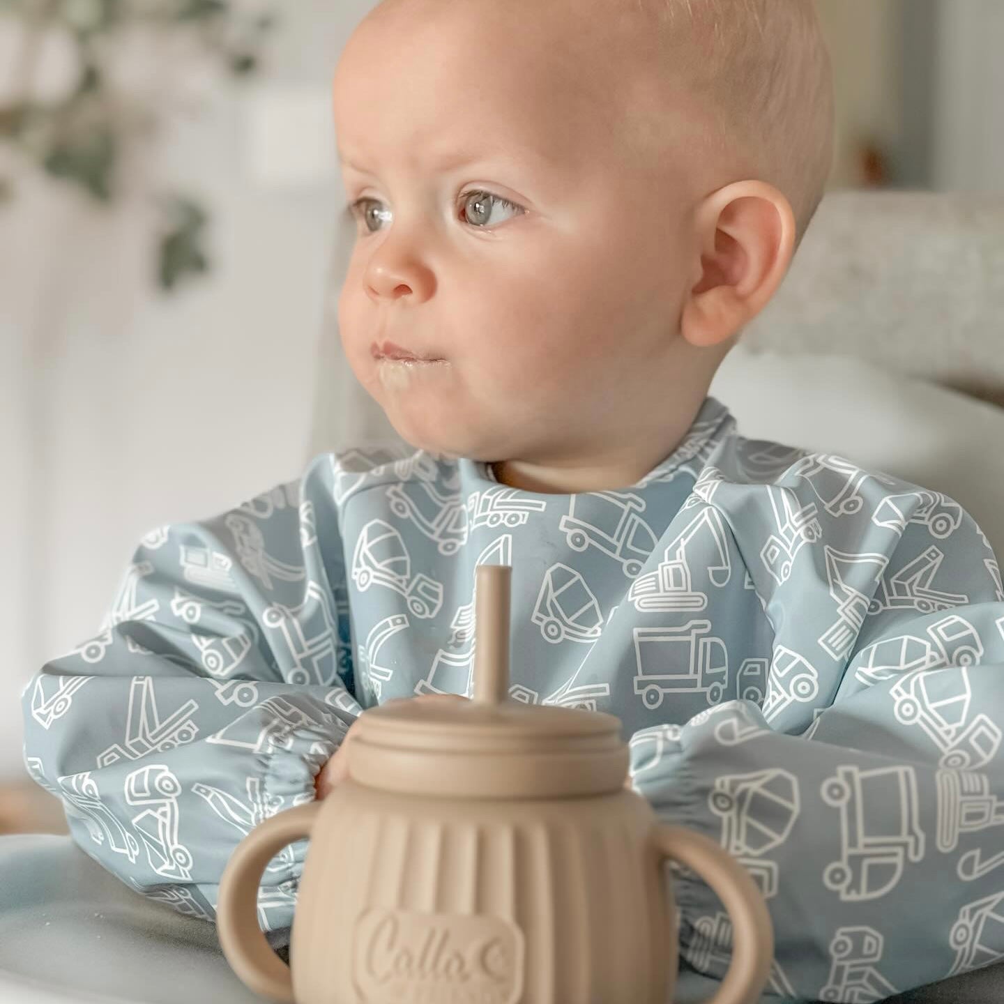 THE GRAYSON LONG SLEEVE BIB-CONSTRUCTION-CLOUD GRAY