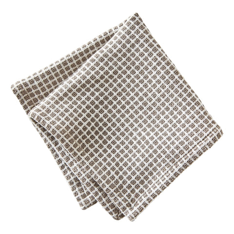 Tag Textured Check Dishcloth Gray (set of 2)