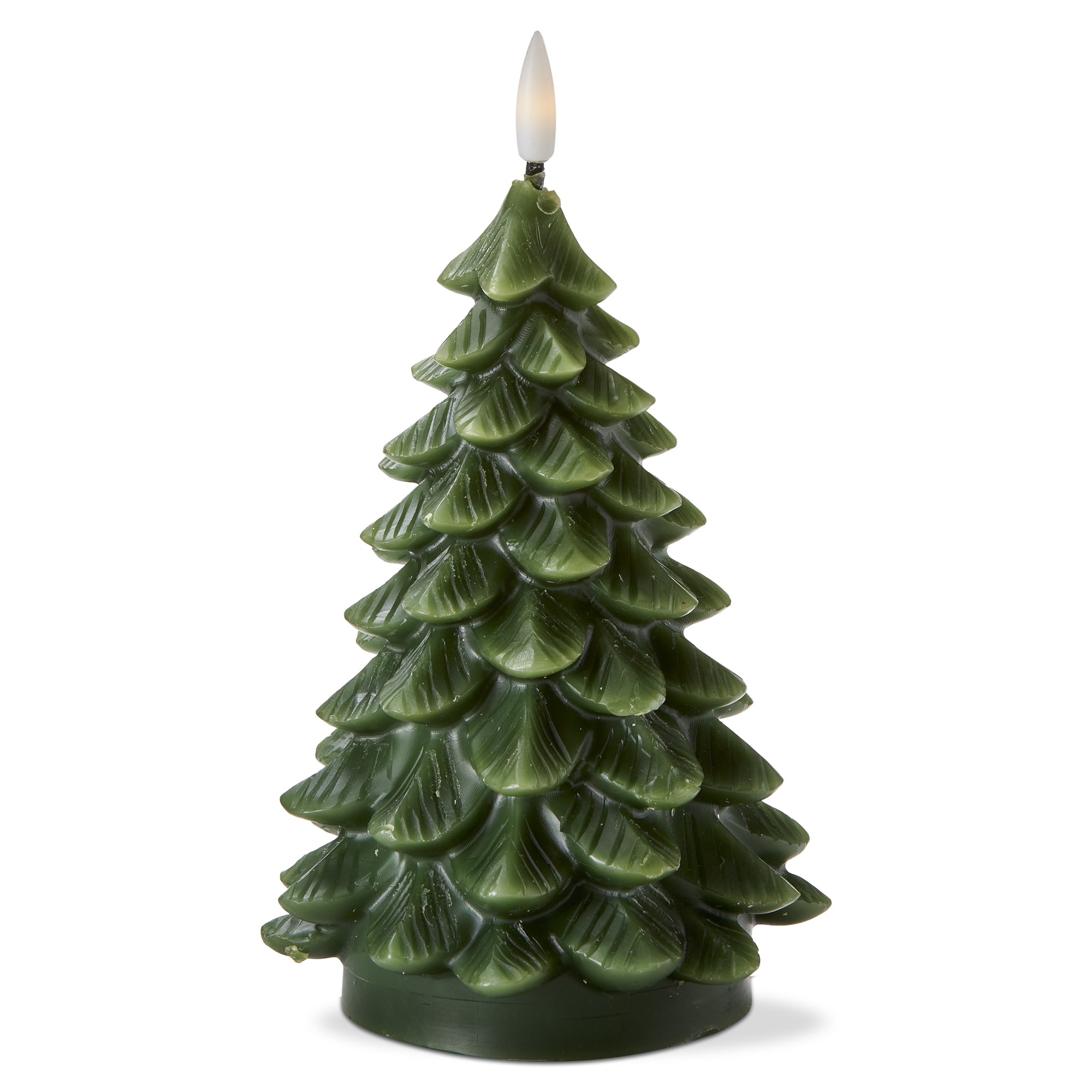Pine Tree LED Candle Large - Green