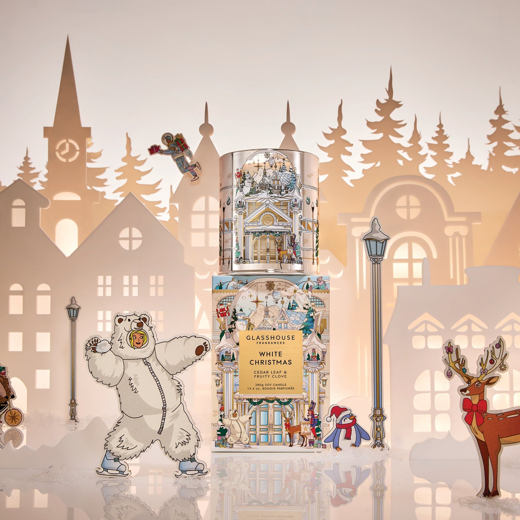 13.4 oz Candle - Christmas - White Christmas