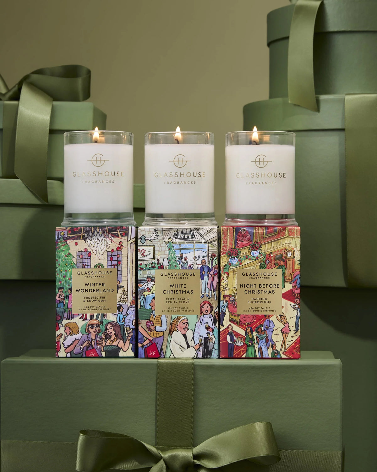 2.1 oz Candle - Christmas - White Christmas