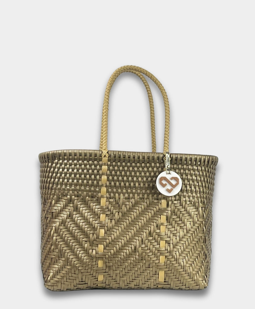 GLIMMER GOLDEN TOTE BAG