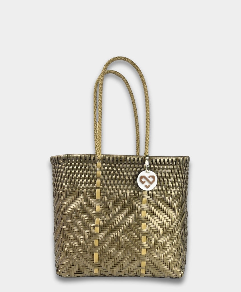 GLIMMER GOLDEN TOTE BAG