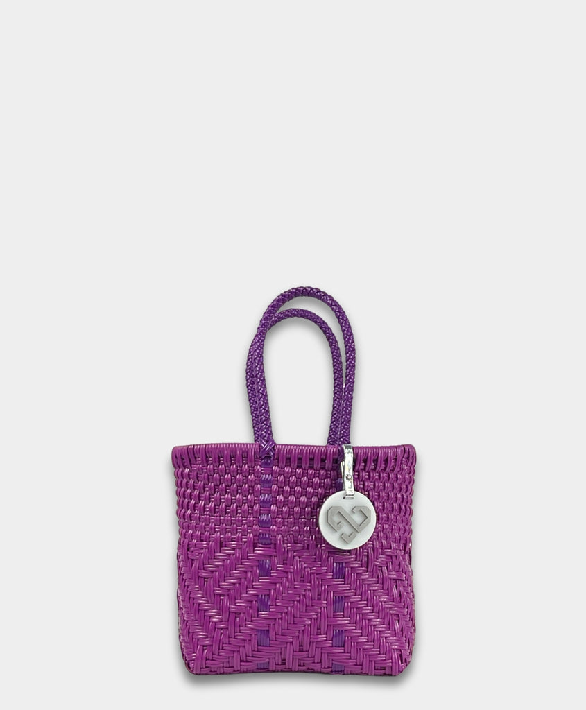 GLIMMER PURPLE TOTE BAG