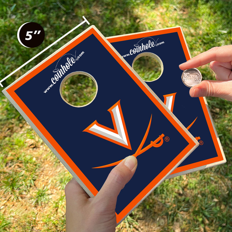 University of Virginia Coinhole Game Set