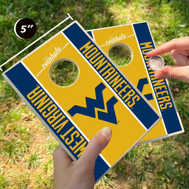 West Virginia University Coinhole Game Set
