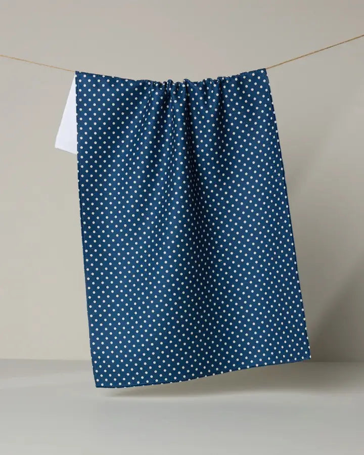TEA TOWEL-SADDLE INDIGO