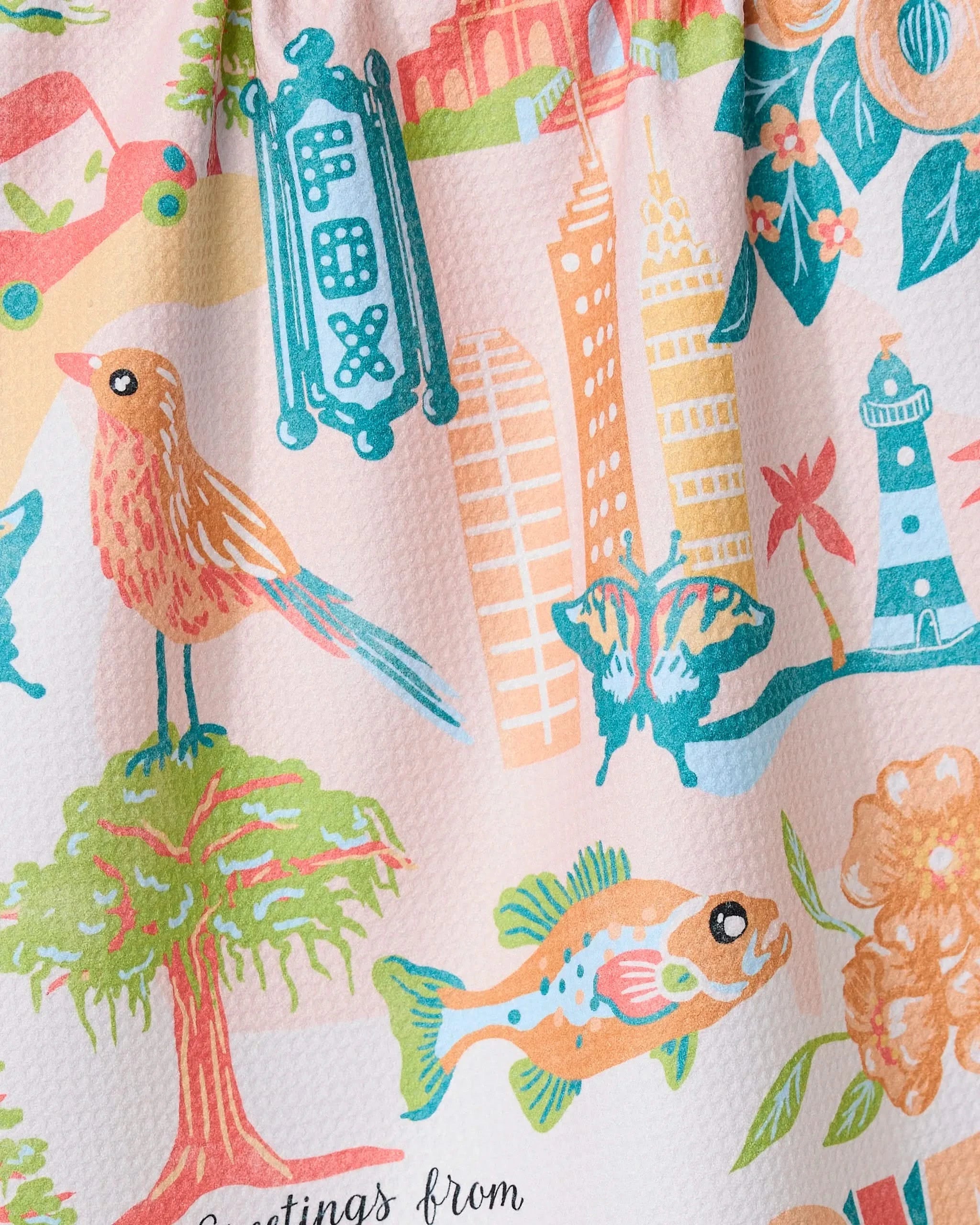 Tea Towel - Greetings from Georgia