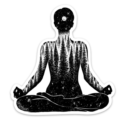GROUNDED & GROWING VINYL STICKER