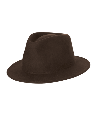 Men's Fedora - Maestro - Brown - Lg