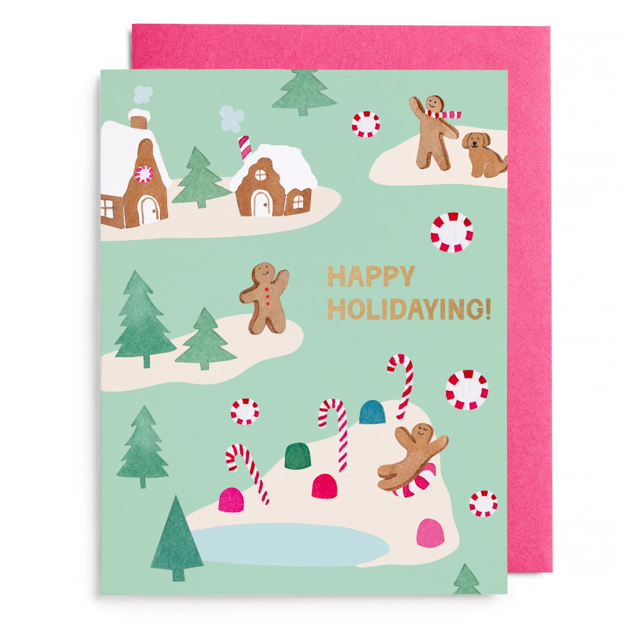 GINGERBREAD GREETING CARD