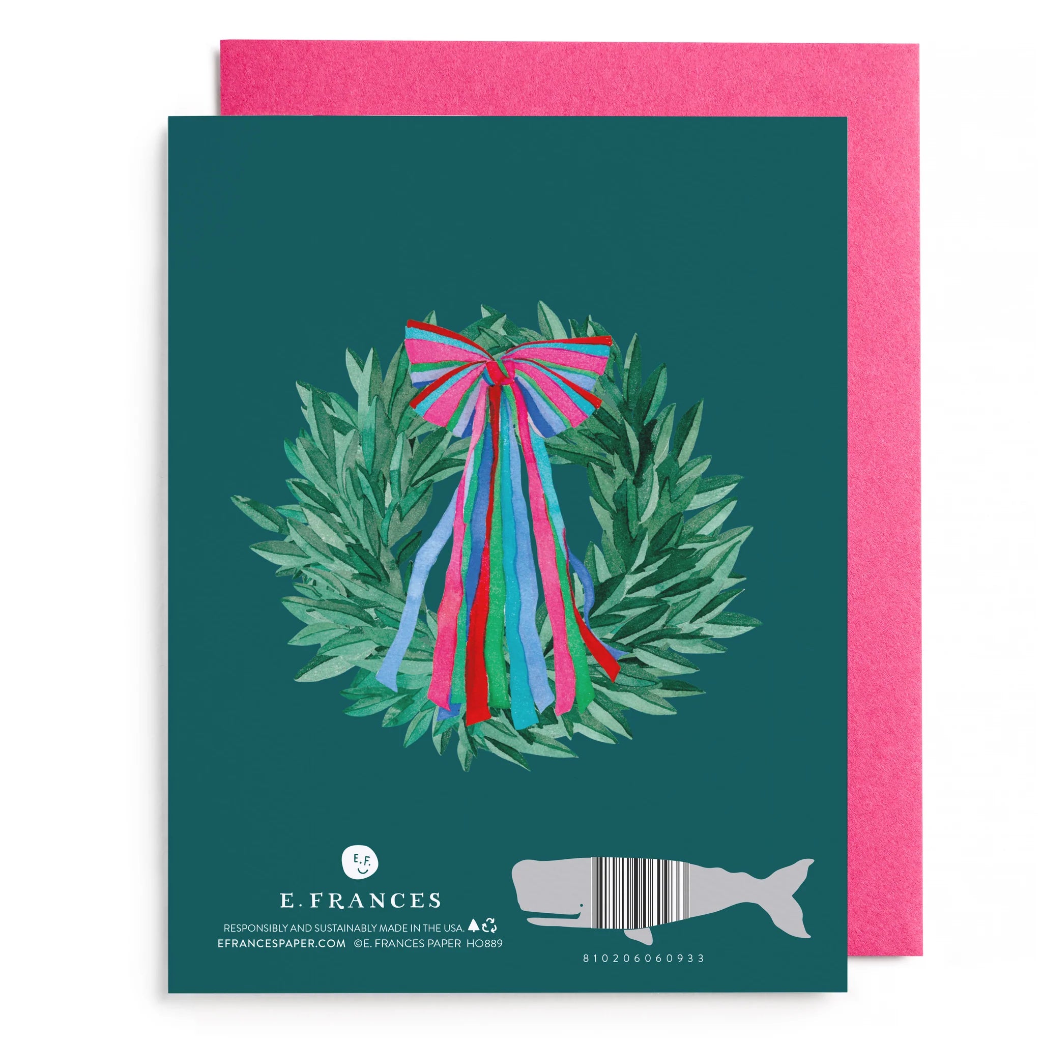 COLORFUL BOW GREETING CARD