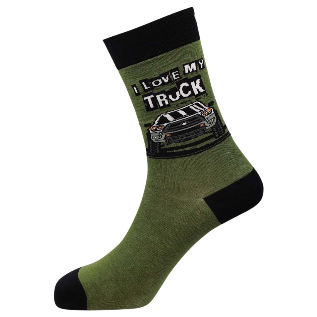I Love My Truck Men's Socks