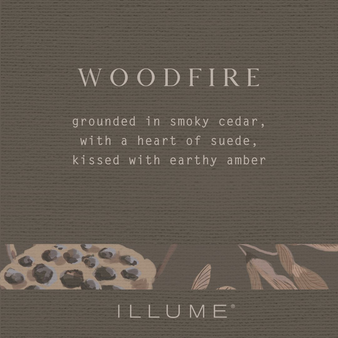 WOODFIRE SMALL BOXED CRACKLE GLASS CANDLE 8.3 OZ