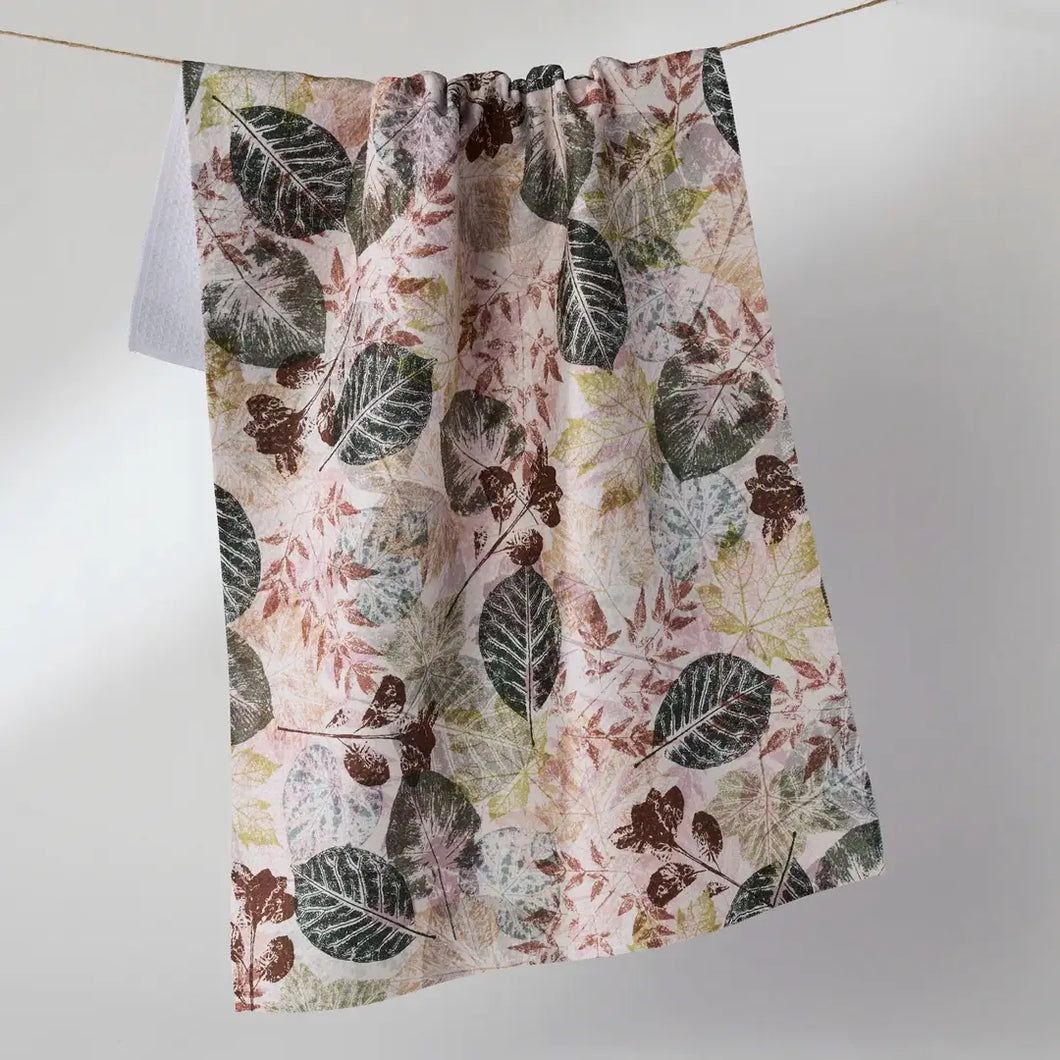 WOODLAND PRESS TEA TOWEL