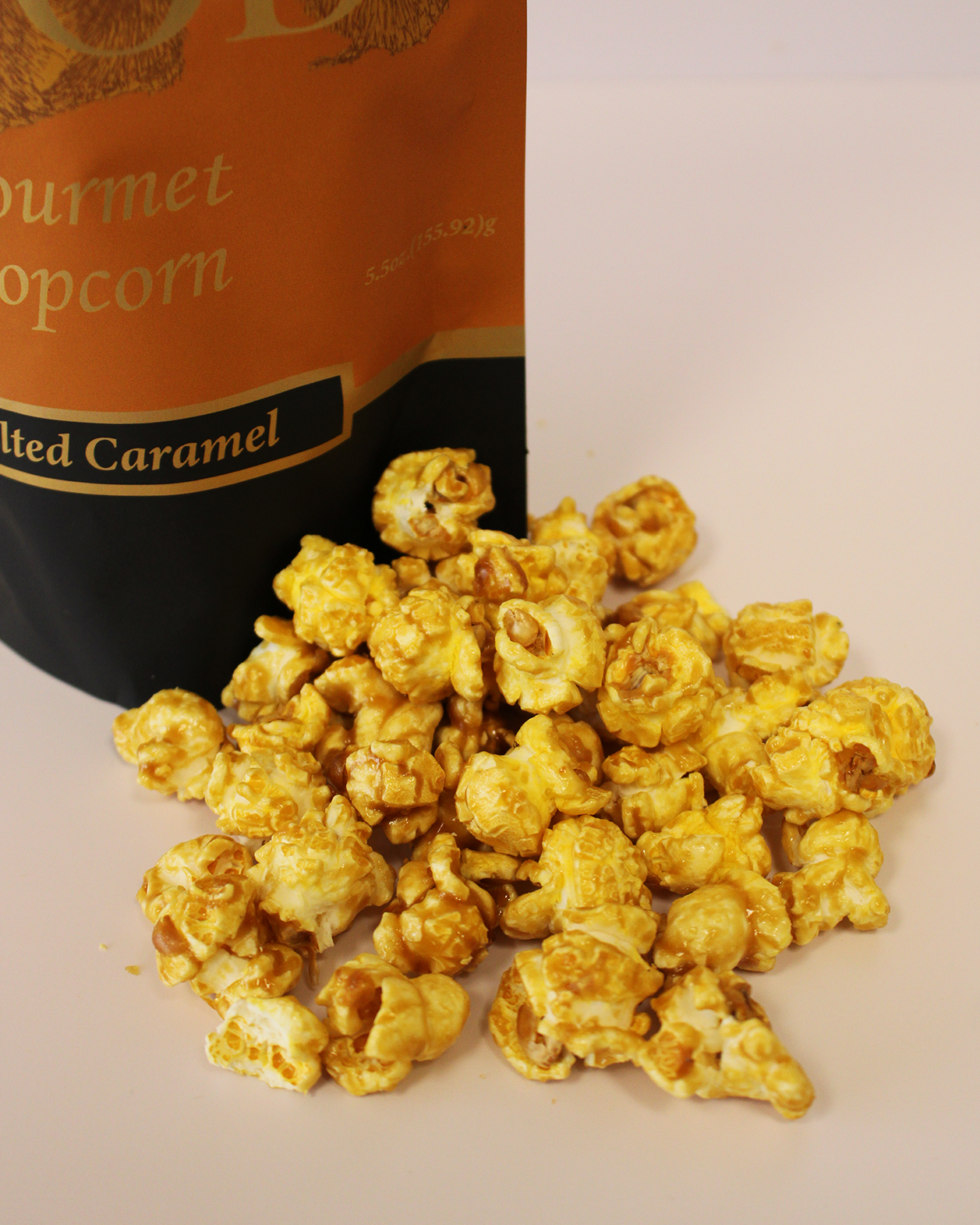 BEAR FOOD GOURMET POPCORN-SALTED CARAMEL-1.5 OZ-POUCH