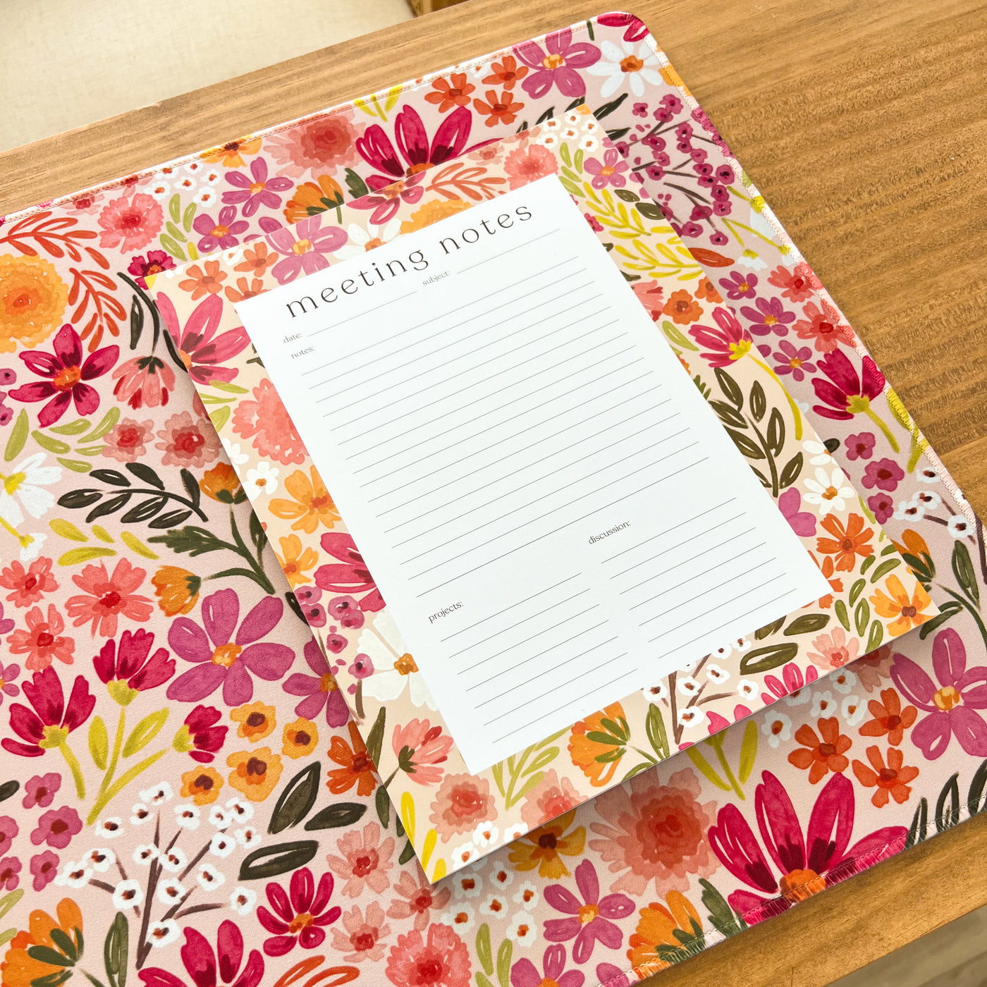Primrose Petals Desk Pad - Small