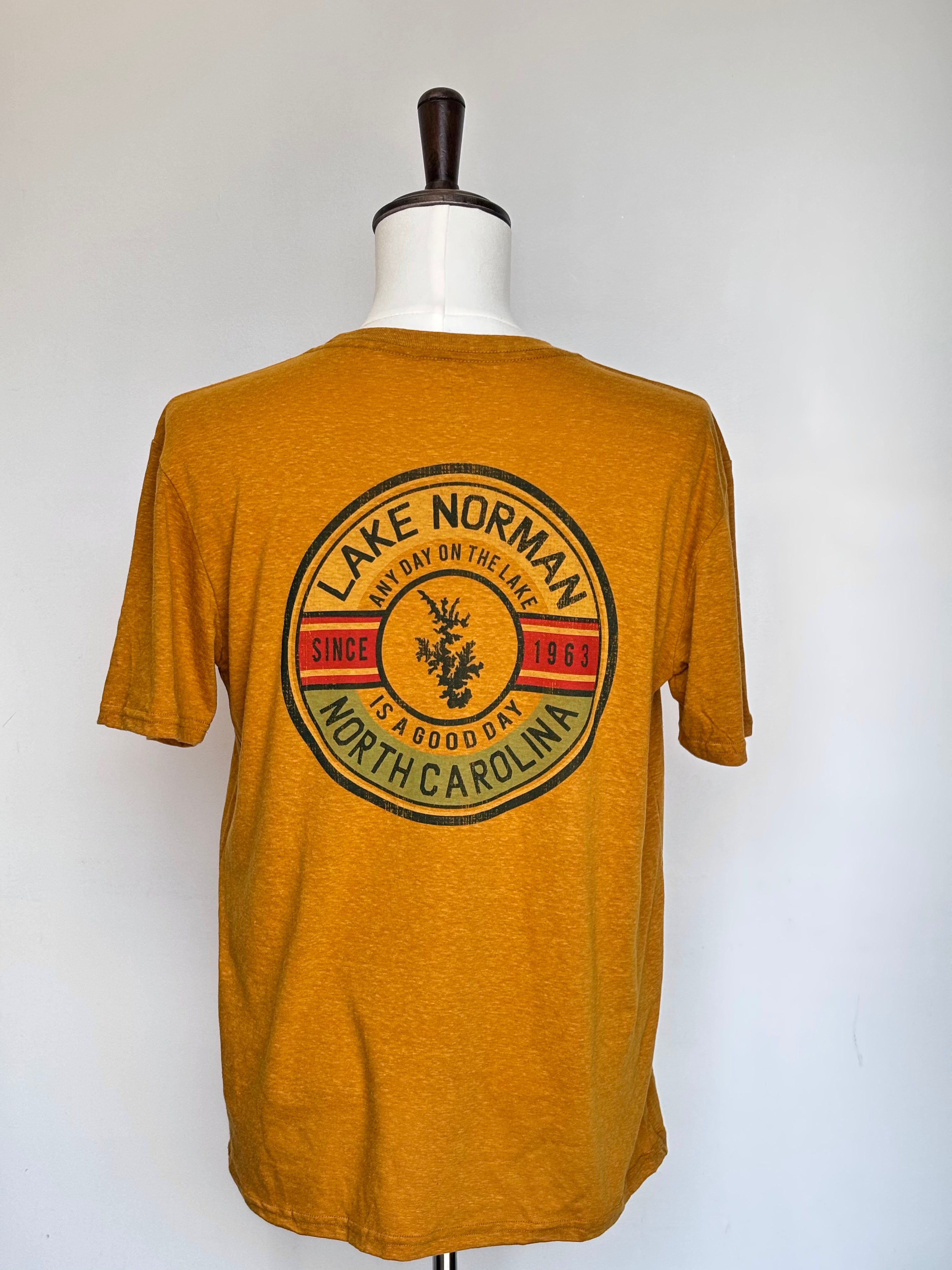 LKN MENS TRIBLEND TEE-GINGER-LARGE