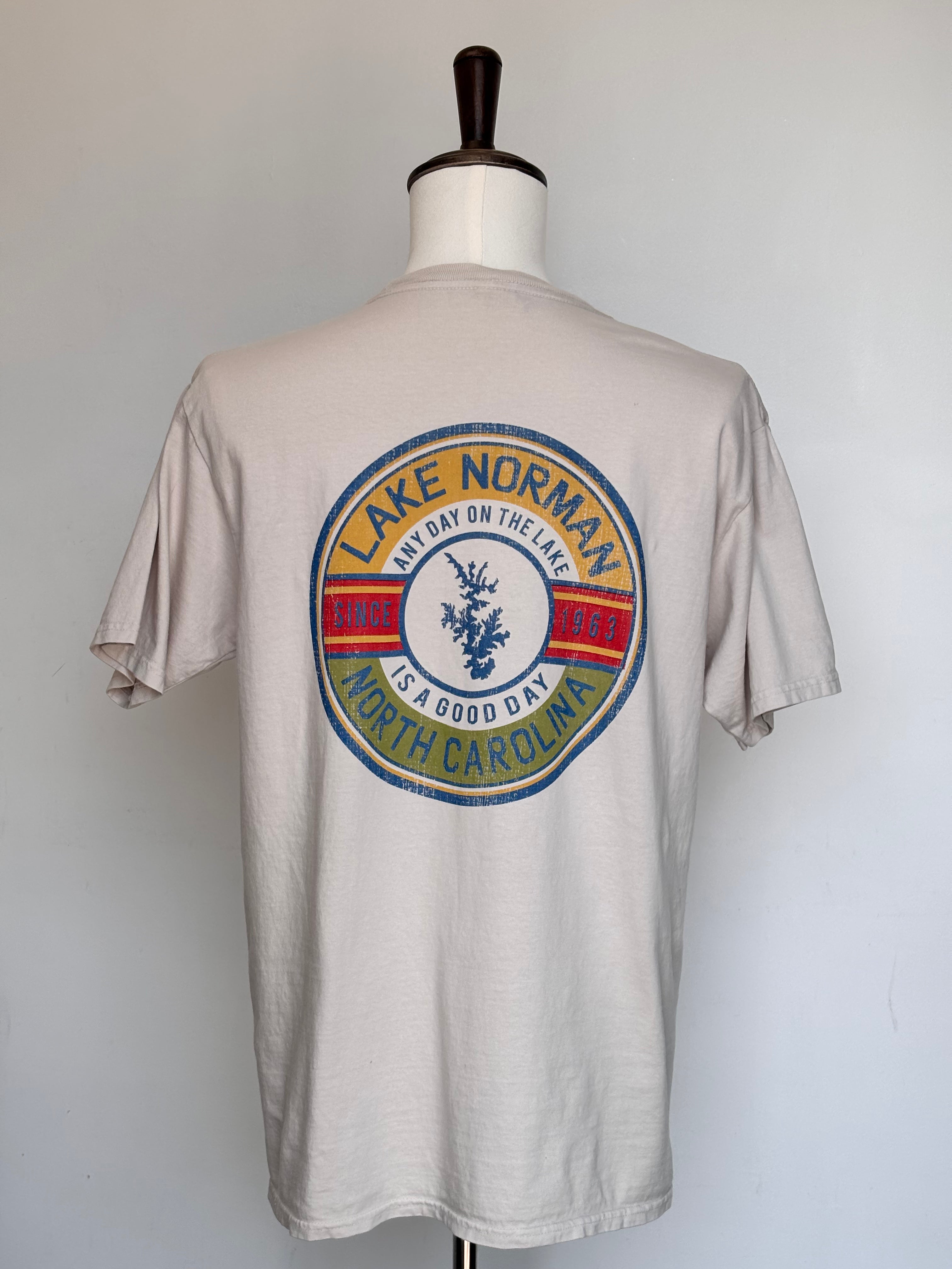 LKN MENS TEE RINGSPUN-CEMENT-XL
