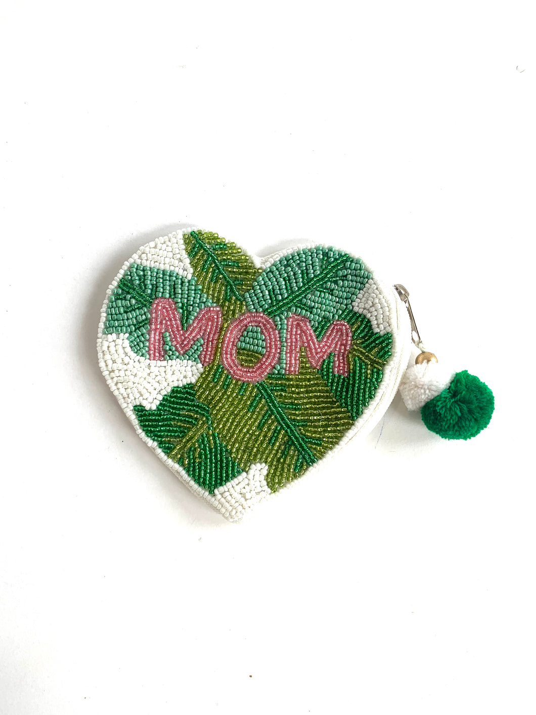 "MRS." BEADED COIN POUCH