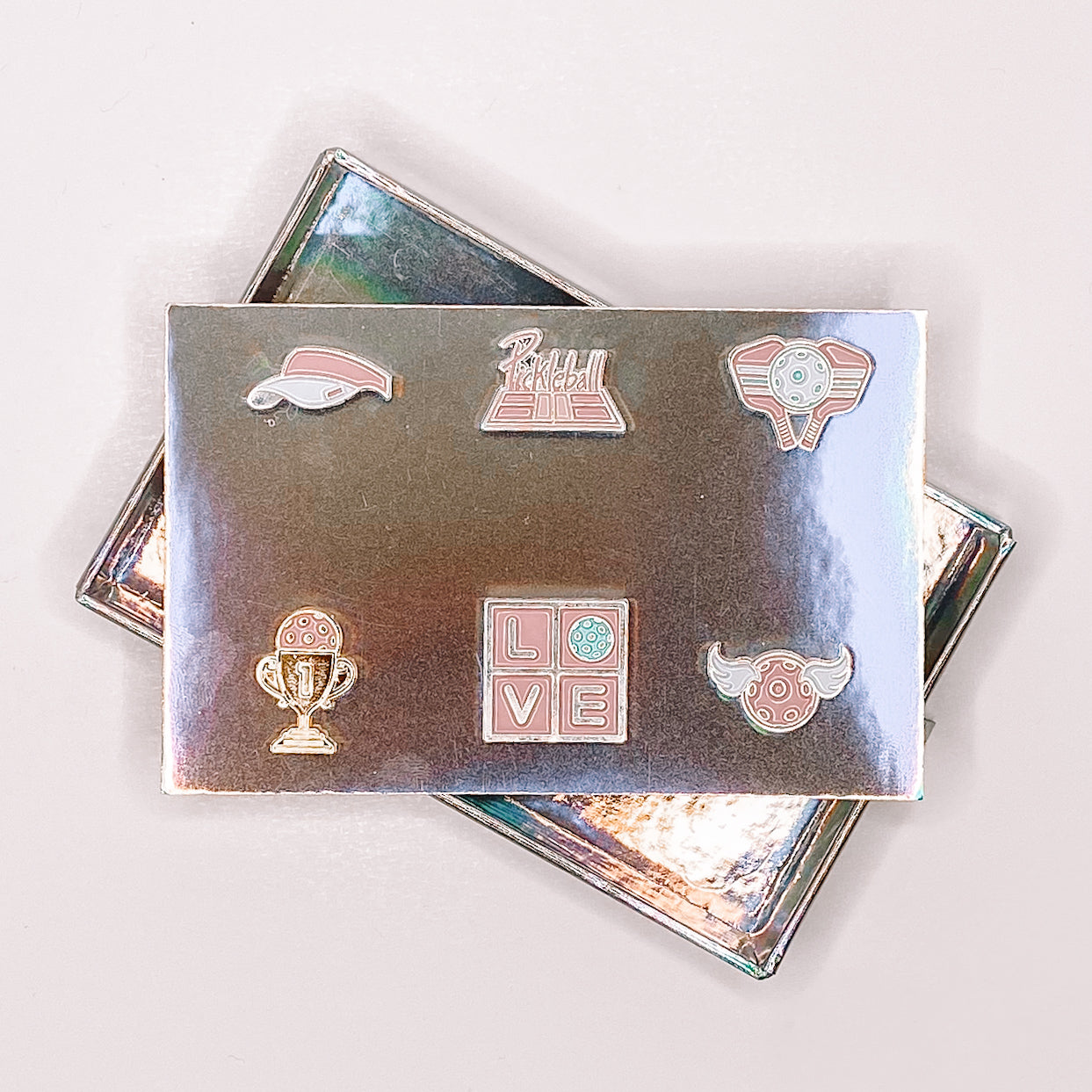 MAGNETIC CHEERS CHARMS-PICKLEBALL-SET OF 6