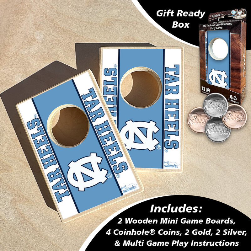 University of North Carolina at Chapel Hill Coinhole Game Set