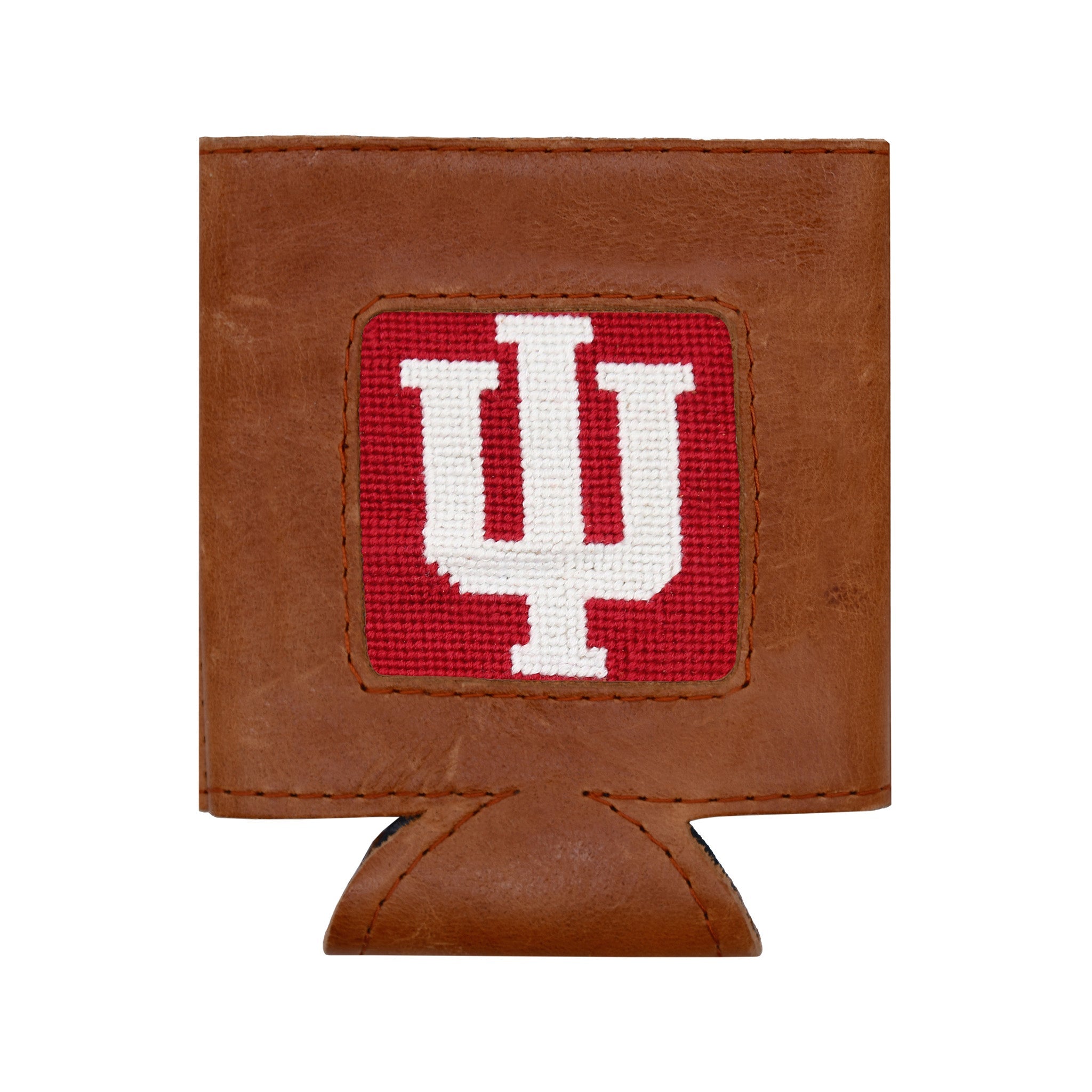 Indiana (Light Garnet) - Needlepoint Can Cooler