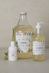 Peony & Olive Leaf Liquid Hand & Body Soap
