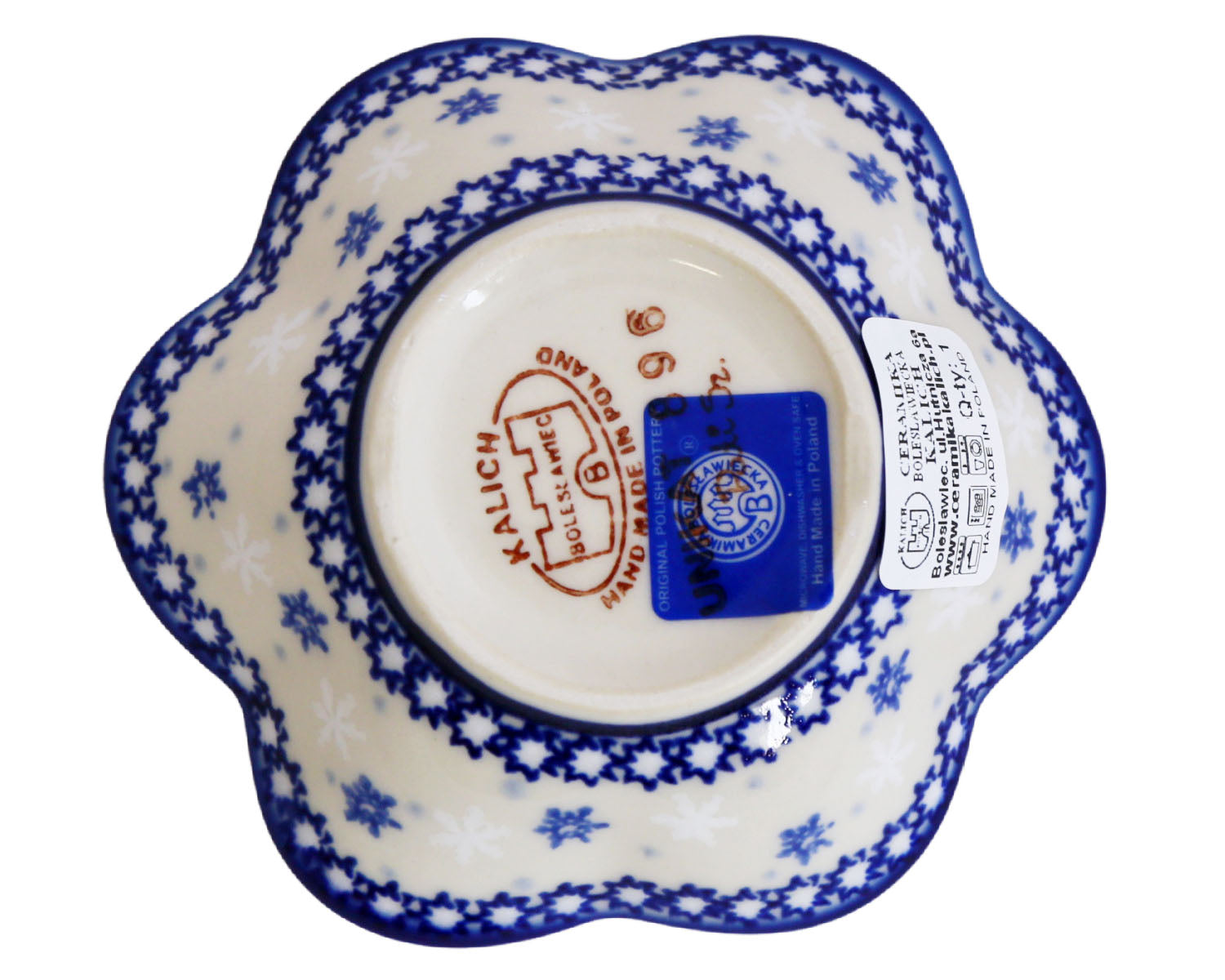Small Petal Bowl (unikat) - Polish Pottery