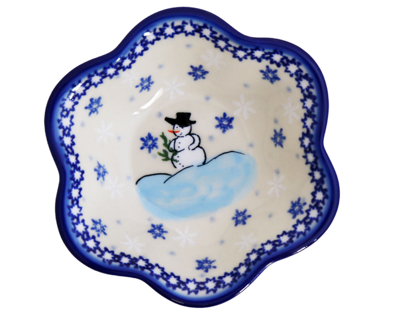 Small Petal Bowl (unikat) - Polish Pottery