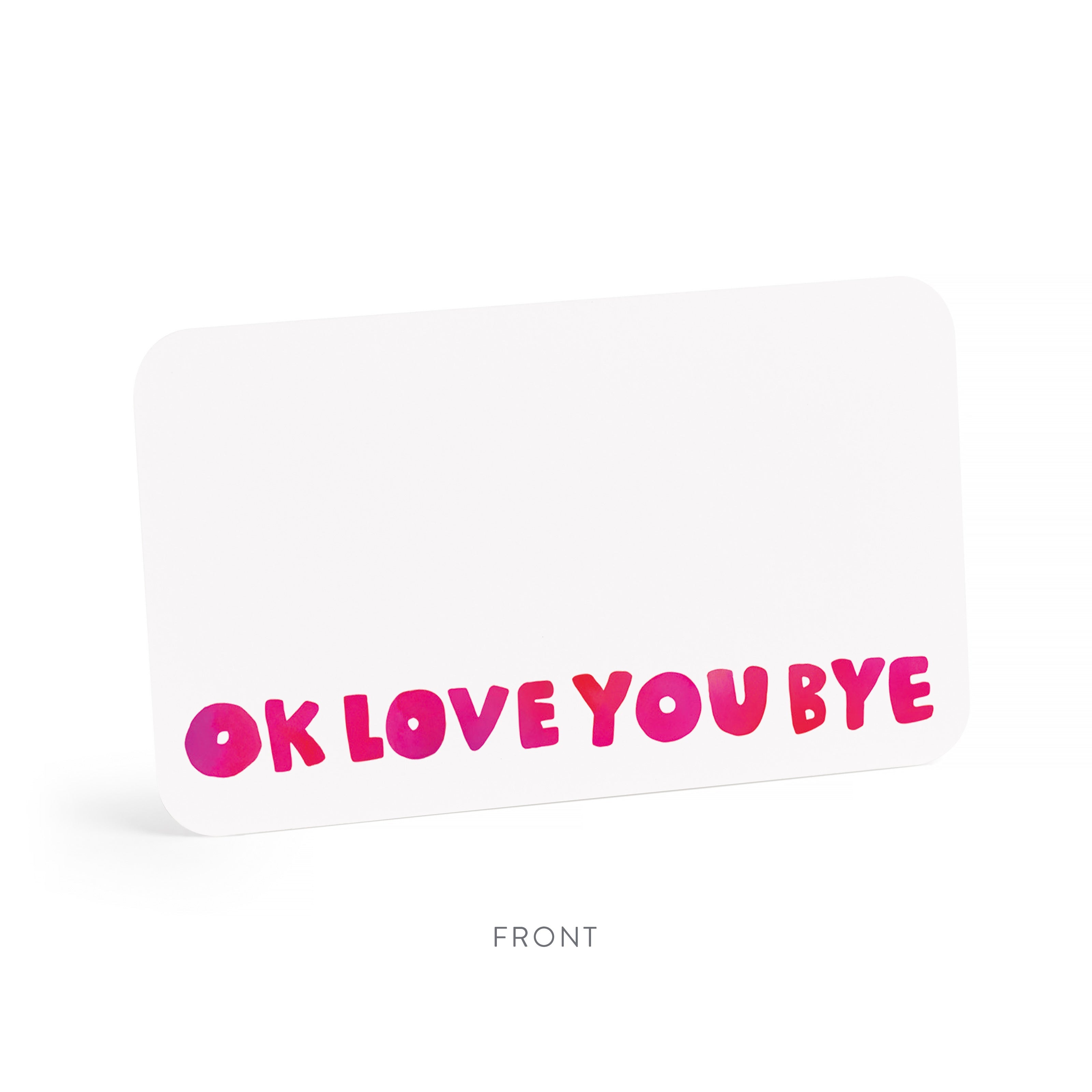 OK LOVE YOU BYE-little notes-boxed set of 85