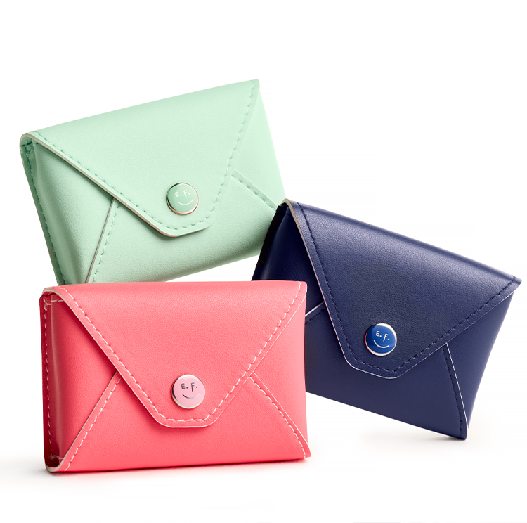 E.FRANNIE LITTLE NOTES WALLET-BUBBLEGUM