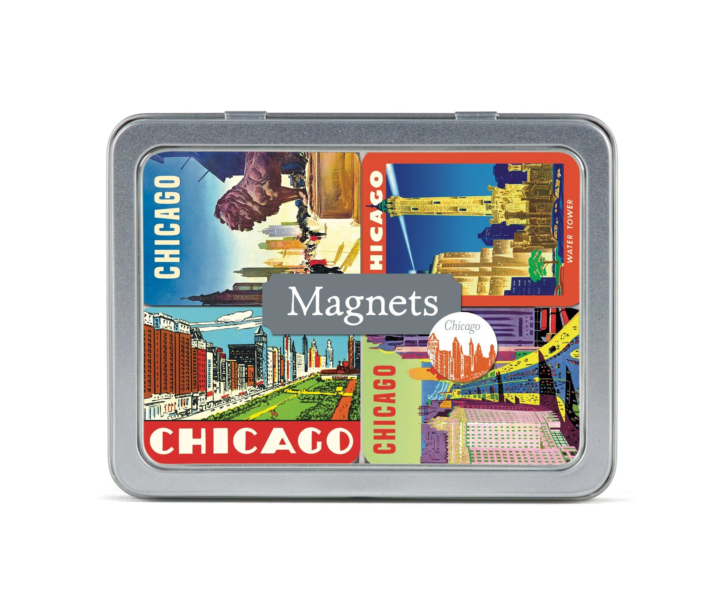 Chicago (set of 24) Magnets Tin